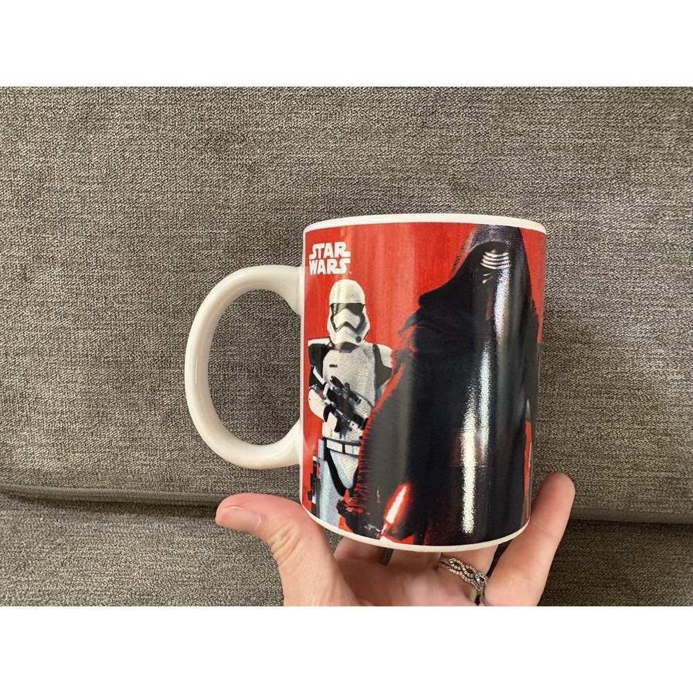 Star Wars Coffee Mug featuring Characters like Kylo Ren and Stormtroopers
